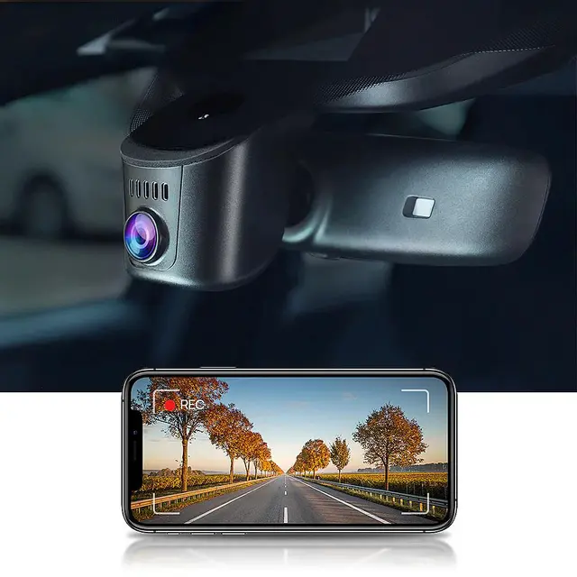 FITCAMX Integrert 4K Dashcam (foran+bak) Audi/Porsche (2010 --> ) "Model A" Sort 