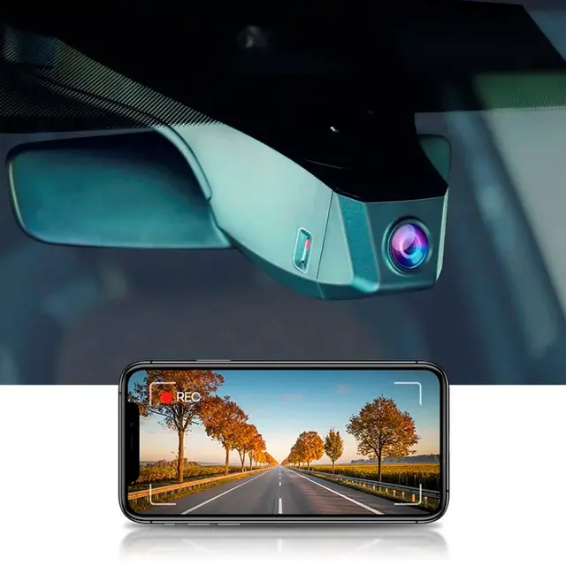 FITCAMX Integrert 4K Dashcam (foran+bak) Audi Q4 / VW ID.4/ID.5 (2020 ->) 