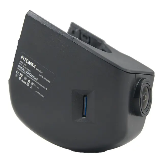 FITCAMX Integrert 4K Dashcam (foran+bak) Audi (2004 - 2018) Model C Sort 