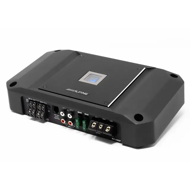 Alpine R2-A60F 4-kanals forsterker 4x150W RMS, 2 Ohm, Klasse D, Hi-Res 