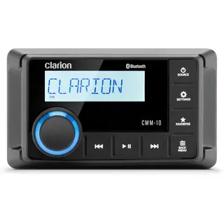 Clarion CMM-10i Marine hovedenhet 4X20W RMS, DAB+, BT, USB