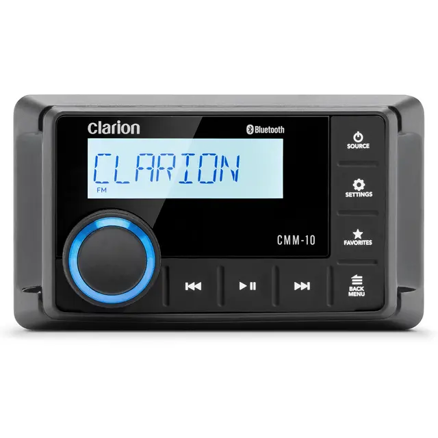 Clarion CMM-10i Marine hovedenhet 4X20W RMS, DAB+, BT, USB 