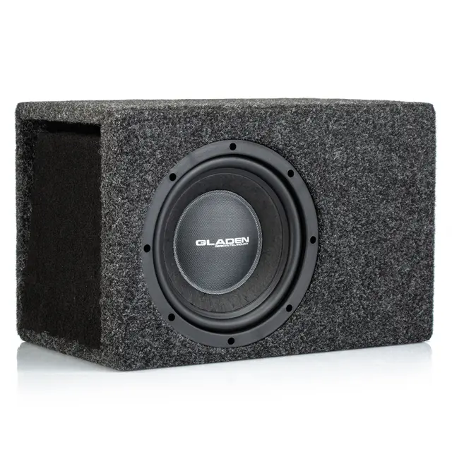 Gladen RS 08 VB-CU Subwoofer i kasse 8" i portet-kasse, 175W RMS, 4 Ohm 
