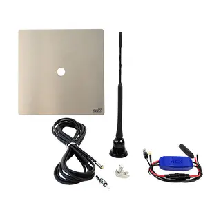 DAB/FM Caravan antenne med reflektor Inkl 10 meter kabel