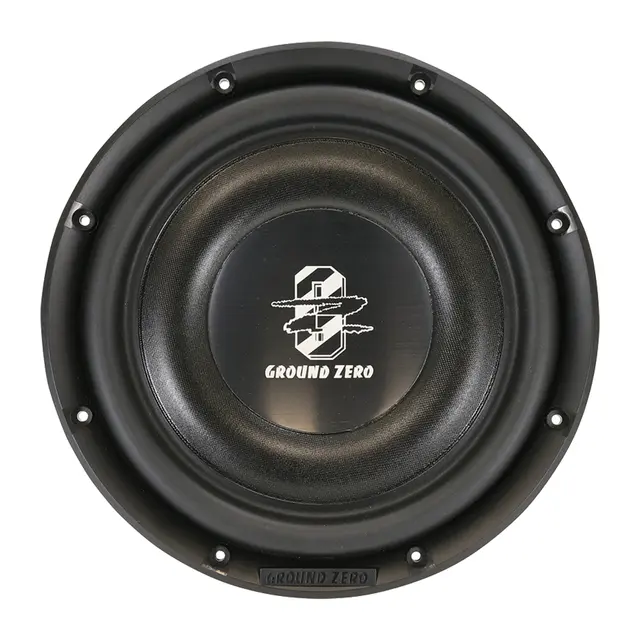 Ground Zero GZRW 250-D2 FLAT subwoofer 10", 400W RMS, 2x2 Ohm, KLIPPEL 