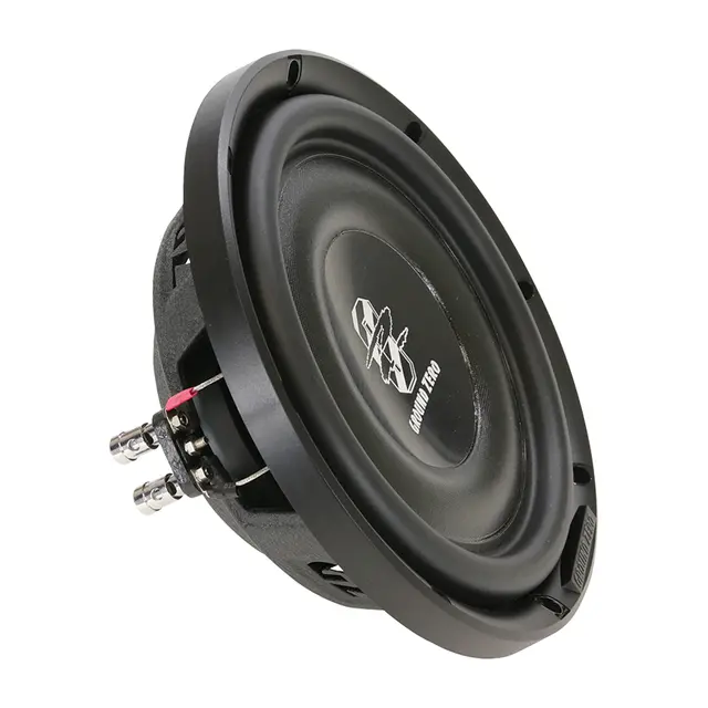Ground Zero GZRW 250-D2 FLAT subwoofer 10", 400W RMS, 2x2 Ohm, KLIPPEL 