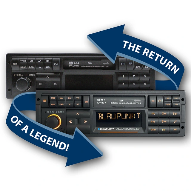 Blaupunkt Frankfurt RCM 82 DAB Retro, BT, USB, DAB+, ikke CD 