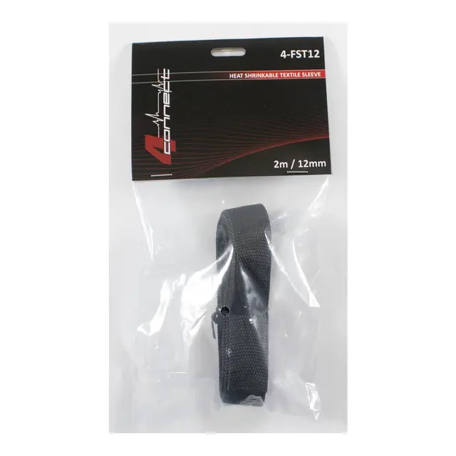 4 CONNECT 12mm krympeslange Tøy/nylon, 2 meter 