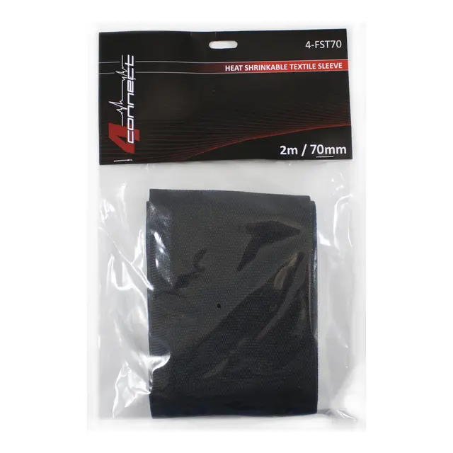 4 CONNECT 70mm krympeslange Tøy/nylon, 2 meter 