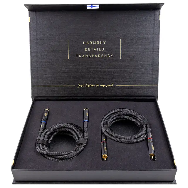 4Connect RCA signalkabel SOLO 1 Meter, Quad-skjermet, Twisted, OFC 