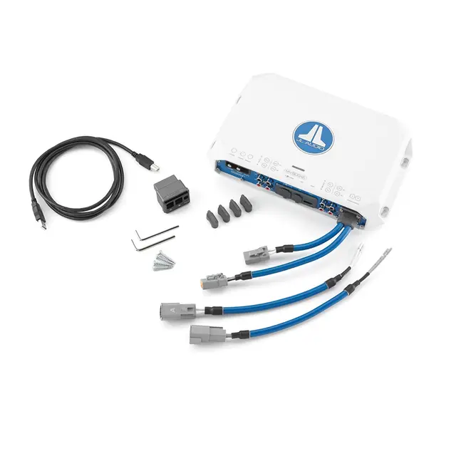 JL Audio - MV600/2i Marine forsterker 2x300W i 2 Ohm, DSP,  NexD™ 