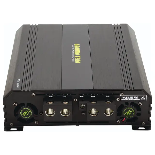 Ground Zero GZCA 6000.M1 monoforsterker 5000W RMS, 1 Ohm, SPL, Kl.D, Fulltone 
