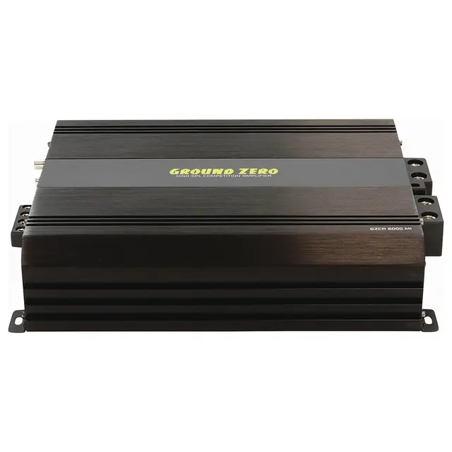 Ground Zero GZCA 6000.M1 monoforsterker 5000W RMS, 1 Ohm, SPL, Kl.D, Fulltone 