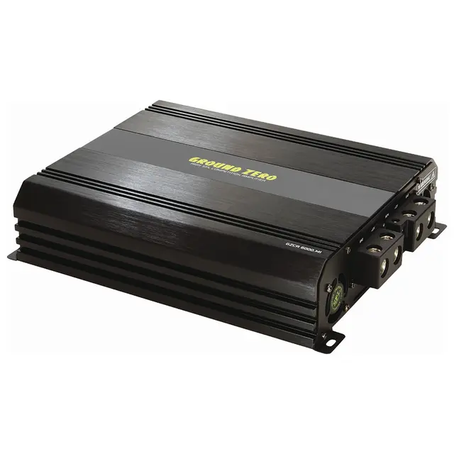 Ground Zero GZCA 6000.M1 monoforsterker 5000W RMS, 1 Ohm, SPL, Kl.D, Fulltone 
