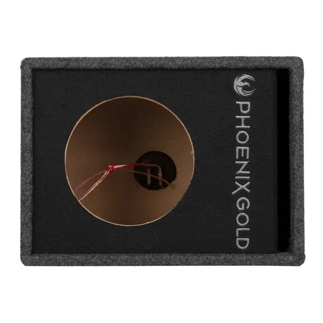 Phoenix Gold basskasse for 8" 8" Portet kasse, sort/koksgrå 