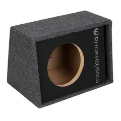 Phoenix Gold basskasse for 8" 8" Portet kasse, sort/koksgrå