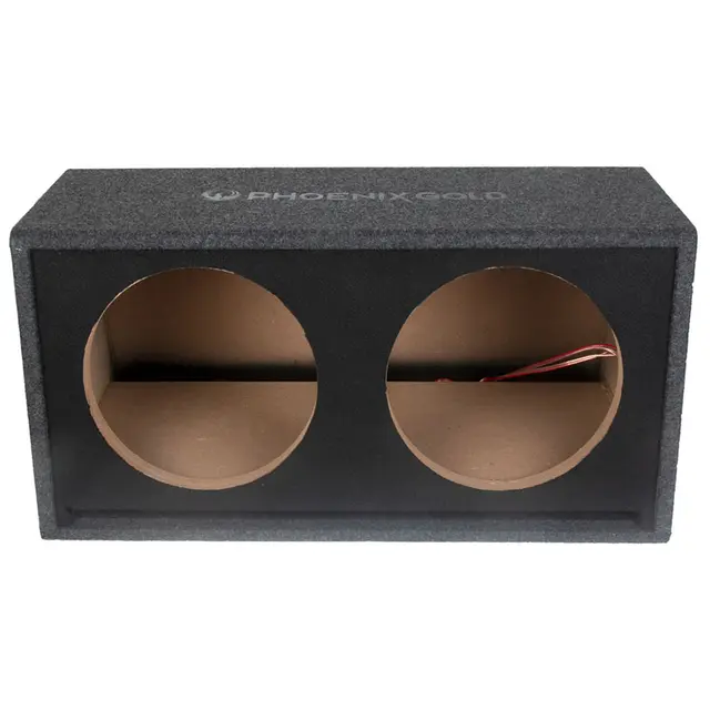 Phoenix Gold Basskasse for 2x12" 2x12" Portet kasse, sort/koksgrå 