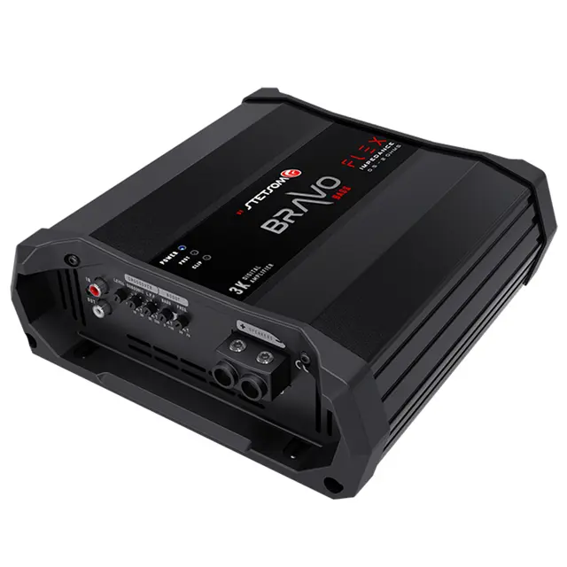 Stetsom BRAVO FLEX 3K monoforsterker 3000W RMS, 0,5-2 Ohm, SPL, Kl.D 