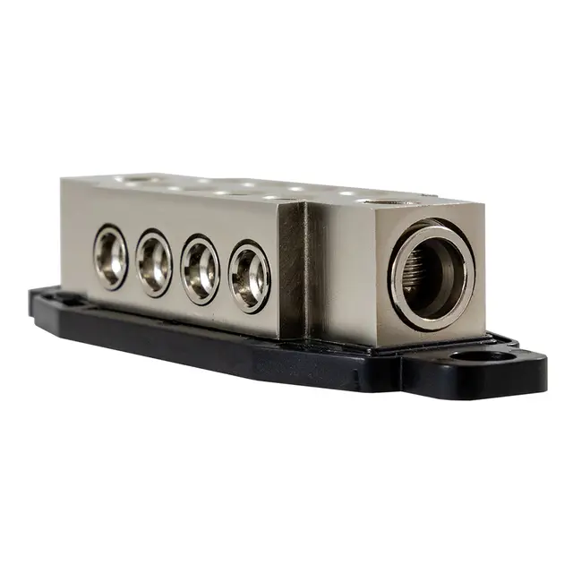 4Connect Fordelingsblokk for strøm 2x50/20mm2 -> 8x20/10mm2 