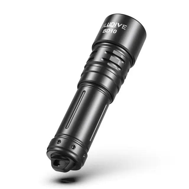 BluDive BD10 lommelykt, Vanntett 1200 Lumen, 265 meter kastelengde 