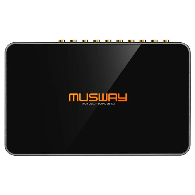 Musway TUNE12 Prosessor 12-kanals DSP, 8 høynivå, 6 lavnivå 