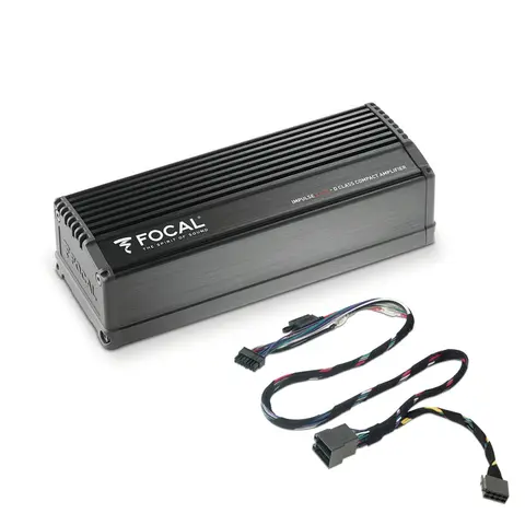 Focal Impulse 4.320 4-kanals m/ISO kabel 4x80W RMS i 2 Ohm. Klasse D