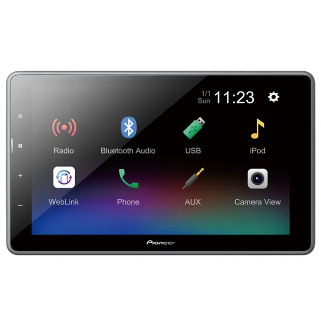 Pioneer DMH-AF555BT 9" floating, FM, BT, USB, AUX 