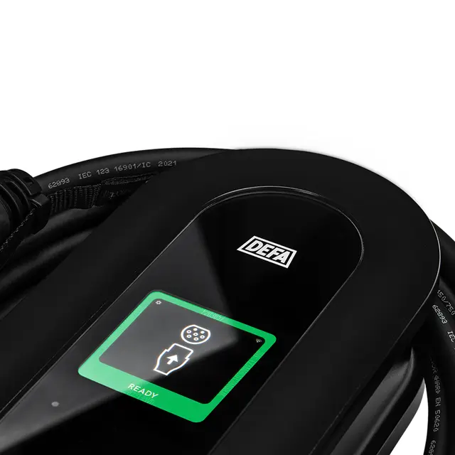 Defa Power™ ladestasjon 22kW med 6 meter kabel og display 