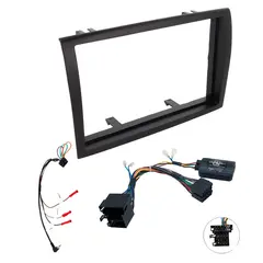 Komplett mont.sett for bilradio Fiat Ducato 15-> (bobil) u/fabr.radio