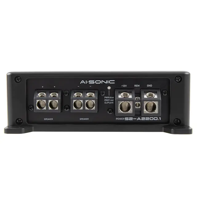 Ai-Sonic S2-A2200.1 Monoforsterker 2200W RMS i 1ohm. Klasse-D 