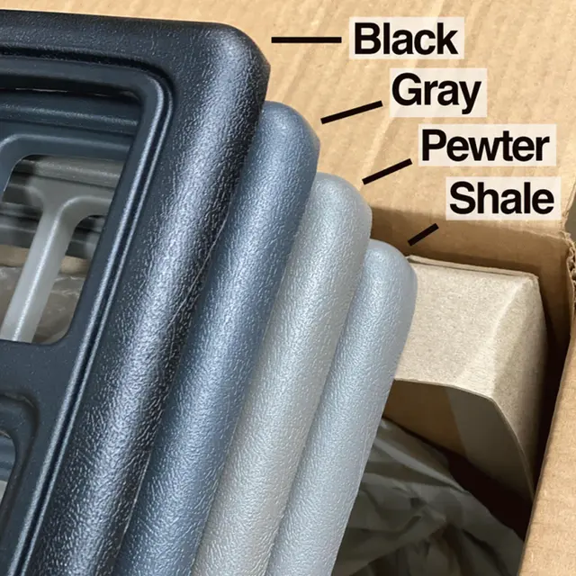 2-DIN monteringsramme GM Full size trucks - Sort 