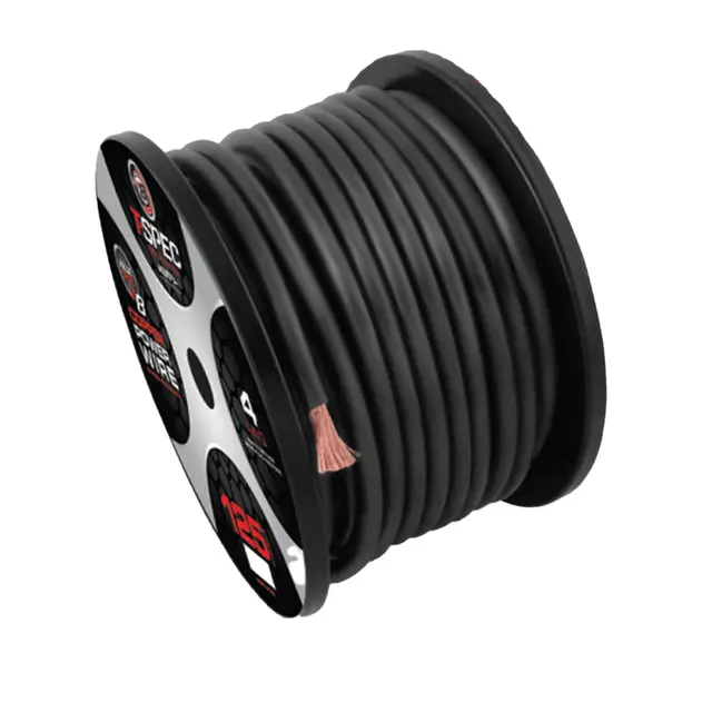 Metra Marine matt sort strømkabel 25mm² Strømkabel, OFC, fortinnet 