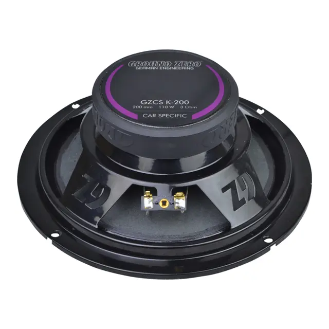 Ground Zero GZCS K-200VW 8" Bass tilpasset VW, 80W RMS, 3 Ohm 