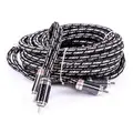 Stinger 9000 Serien 2-kanals RCA 0,5 Meter, Ultra OFC Rhodium platert RCA