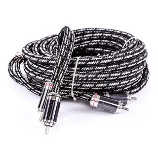 Stinger 9000 Serien 2-kanals RCA 0,5 Meter, Ultra OFC Rhodium platert RCA