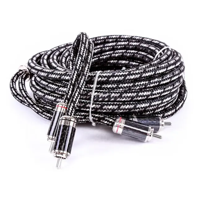 Stinger 9000 Serien 2-kanals RCA 3,5 Meter, Ultra OFC Rhodium platert RCA 