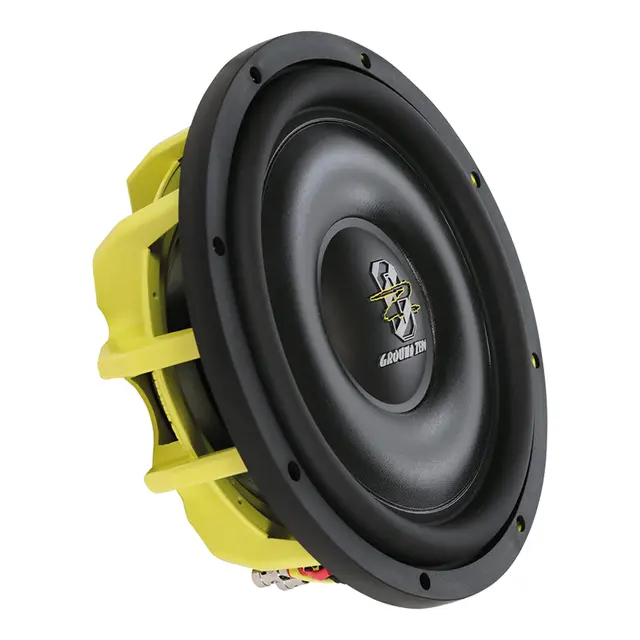 Ground Zero GZHW 12-D2 FLAT 12"subwoofer Slim, 700W RMS, 2x2 Ohm, KLIPPEL 