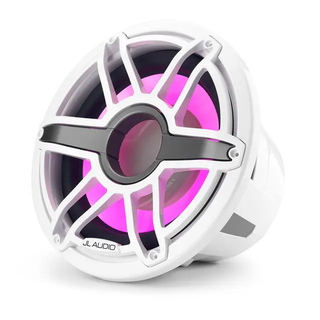 JL Audio M7-12IB-S-GwGw-i-4 subwoofer 12", 600W, 4ohm Hvit sport LED 