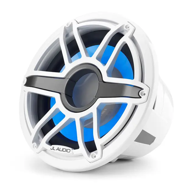 JL Audio M7-12IB-S-GwGw-i-4 subwoofer 12", 600W, 4ohm Hvit sport LED 