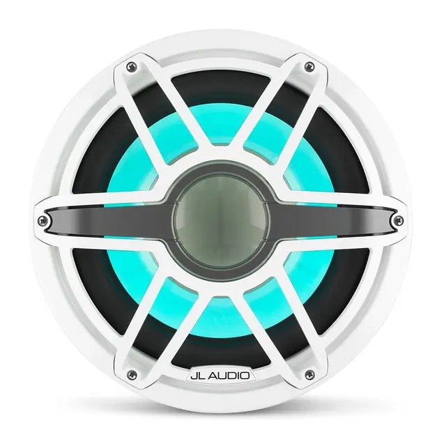JL Audio M7-12IB-S-GwGw-i-4 subwoofer 12", 600W, 4ohm Hvit sport LED 