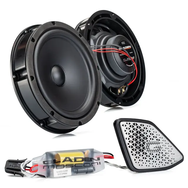 GLADEN ONE T6 Appearance 8" Komponentsett, 100W RMS, 3 Ohm 