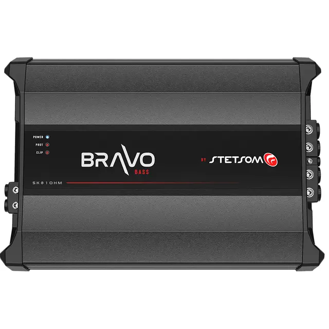 Stetsom BRAVO BASS 5K monoforsterker 5000W RMS, 1 Ohm, SPL, Kl.D 