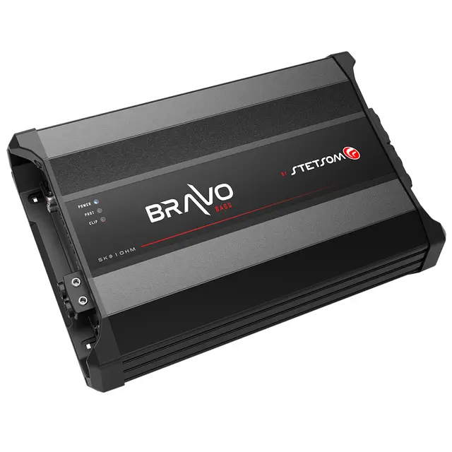 Stetsom BRAVO BASS 5K monoforsterker 5000W RMS, 1 Ohm, SPL, Kl.D 