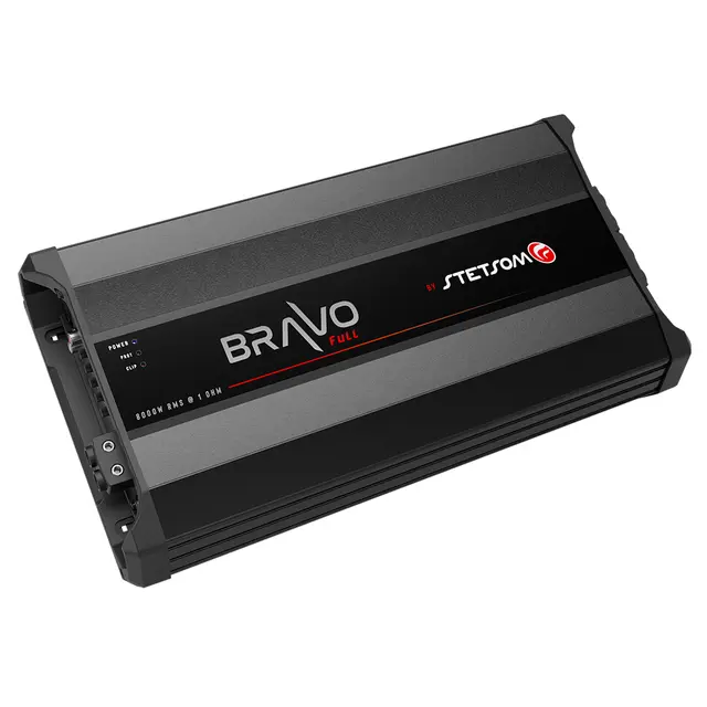 Stetsom BRAVO FULL 8000 monoforsterker 8000W RMS, 1 Ohm, SPL, Kl.D 