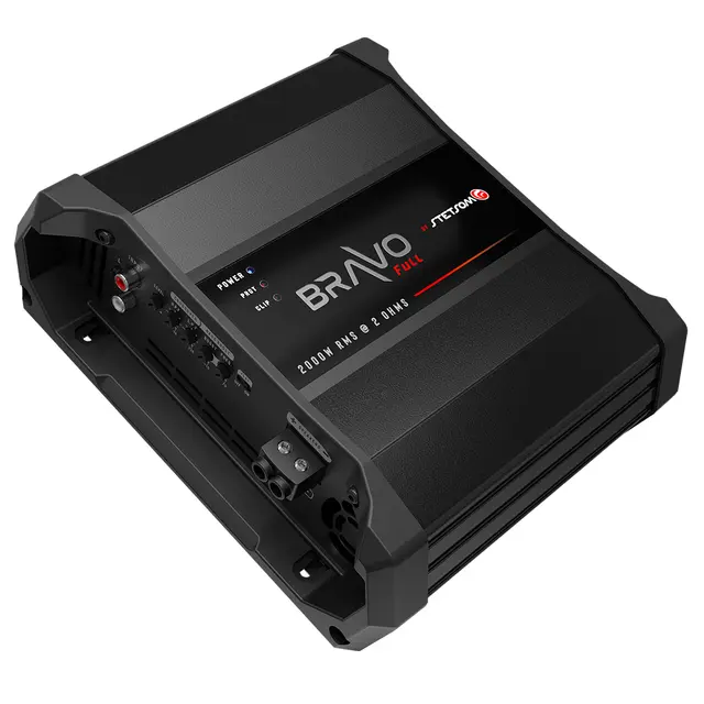 Stetsom BRAVO FULL 2000 monoforsterker 2000W RMS, 2 Ohm, SPL, Kl.D 