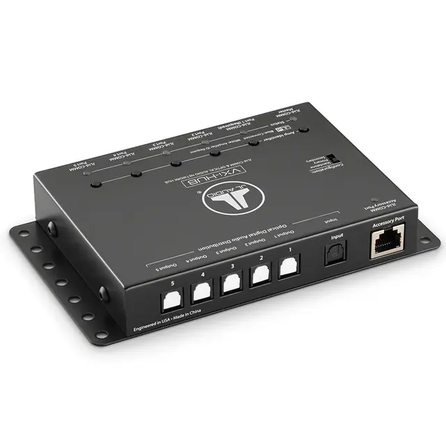 JL Audio VXi-HUB - nettverkshub COMM + Optisk for JLid™ 