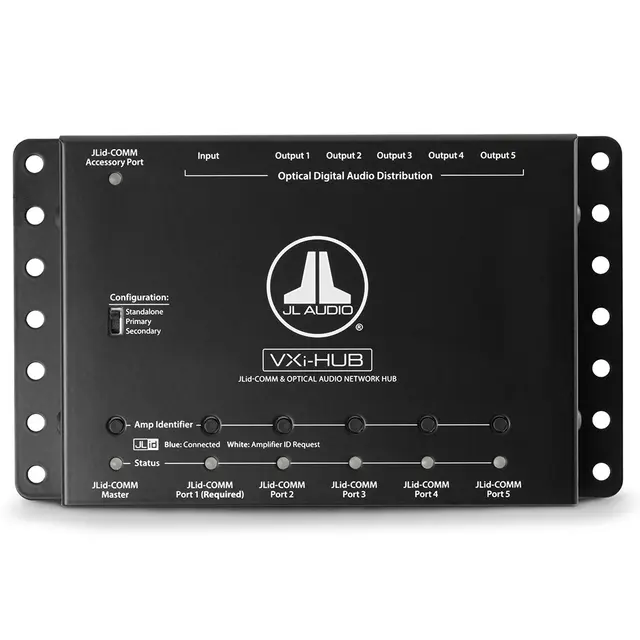 JL Audio VXi-HUB - nettverkshub COMM + Optisk for JLid™ 