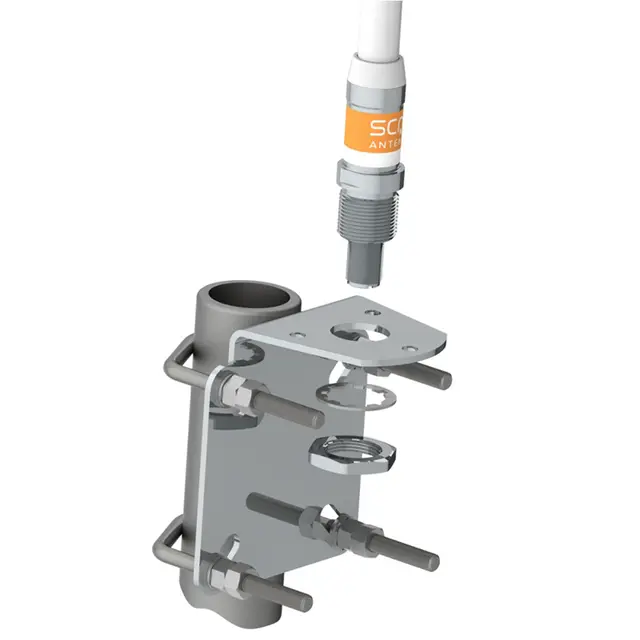 Mastfeste i rustfritt stål Ø 38-75mm, rustfritt stål 