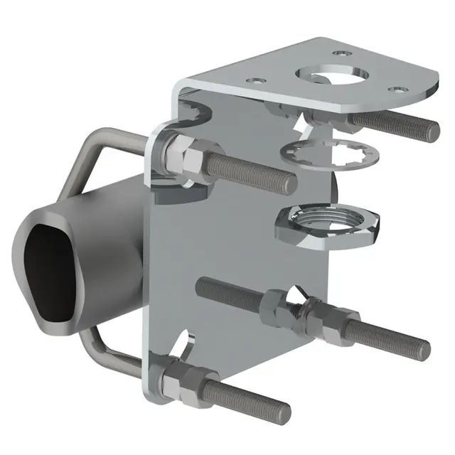 Mastfeste i rustfritt stål Ø 38-75mm, rustfritt stål 