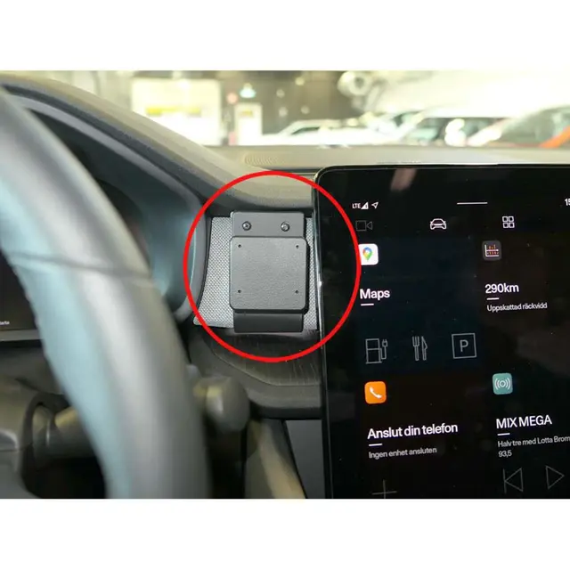 Brodit ProClip dashbord brakett Polestar 2 (2020 ->) 